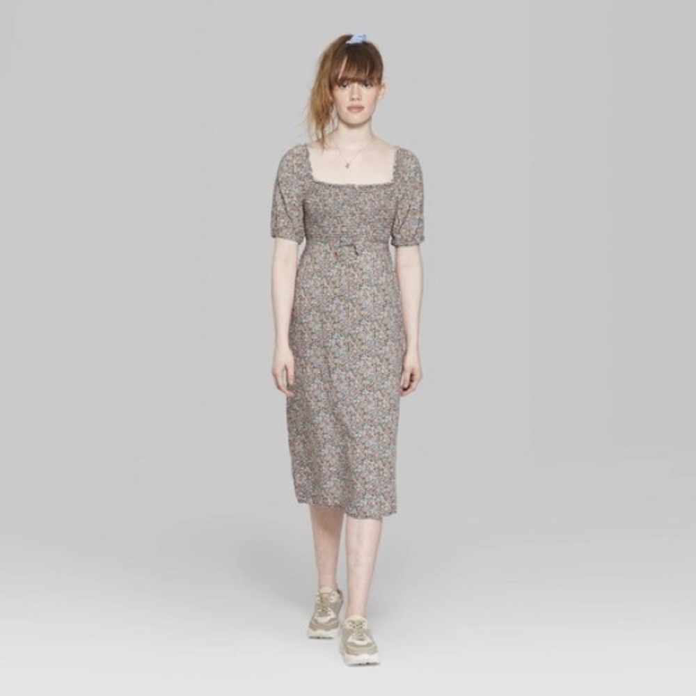 Wild Fable Midi Floral Print Dress